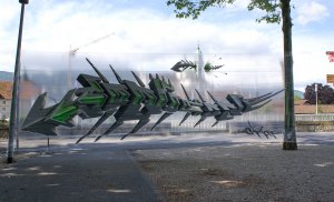 Platz da Foliengraffiti 2016 Solothurn